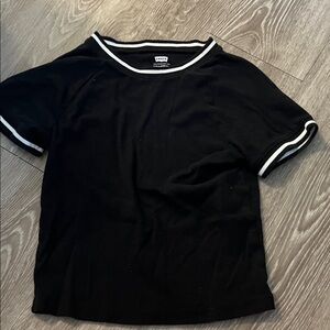 Levi's Black Tee with White Trim